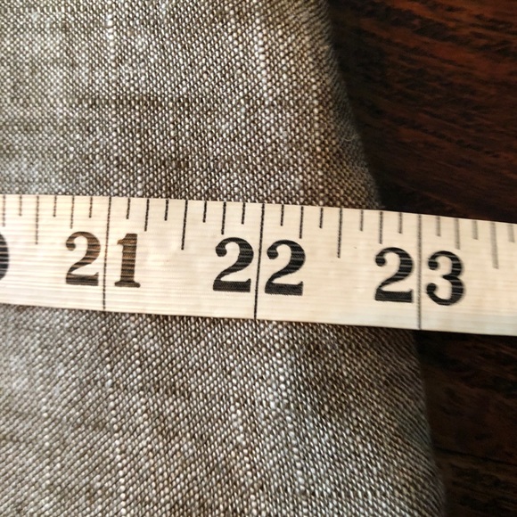 Anthropologie Uncle Frank Grey Linen Embroidered Dress L - Picture 9 of 15